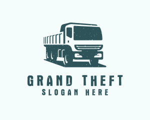 Vehicle - Mining Transport Truck logo design