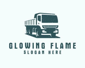 Mining Transport Truck  logo design