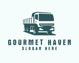 Mining Transport Truck  logo design