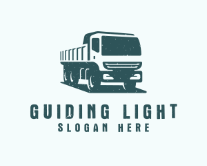 Mining Transport Truck  logo design