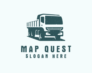 Mining Transport Truck  logo design