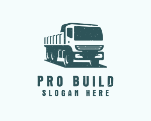 Mining Transport Truck  logo design