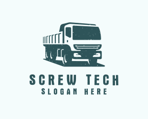 Mining Transport Truck  logo design