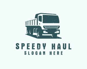 Truck - Mining Transport Truck logo design