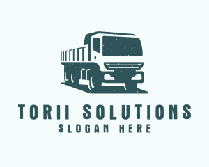 Mining Transport Truck  logo design