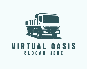 Mining Transport Truck  logo design