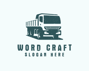 Mining Transport Truck  logo design