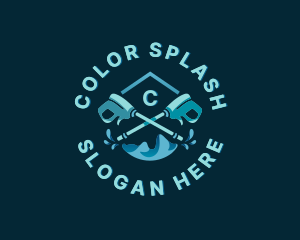 Power Washing Cleaning logo design