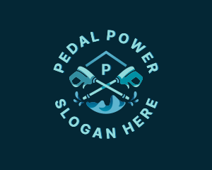 Power Washing Cleaning logo design