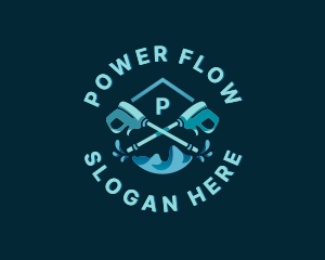 Power Washing Cleaning logo design