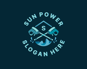 Power Washing Cleaning logo design