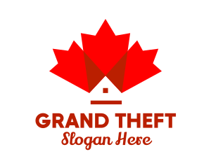 Canada - Canadian Maple Leaf Home logo design