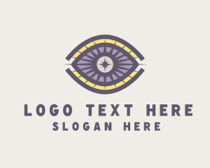 Spiritual - Star Eye Tarot logo design