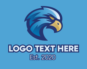 Vulture - Blue Eagle Sports Mascot logo design