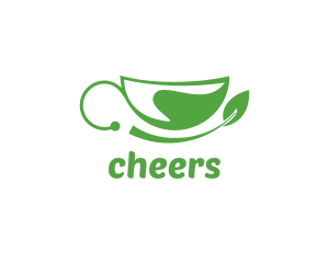 Green Leaf Cup Logo