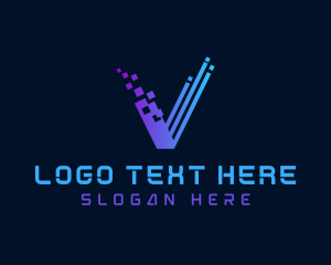 Web - Cyber Pixel Application logo design