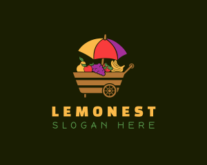 Fruit Vendor Wagon Logo