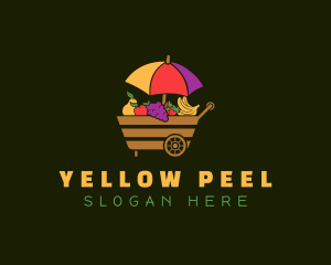 Banana - Fruit Vendor Wagon logo design