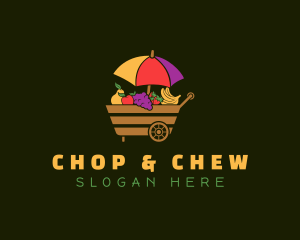Pear - Fruit Vendor Wagon logo design