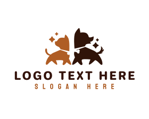 Veterinarian - Kitten Puppy Pet logo design