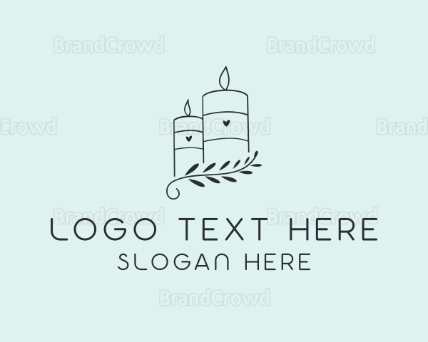 Candle Spa Decor Logo