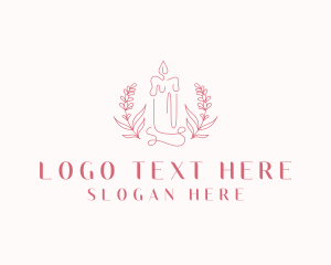 Flower Scented Candle Logo