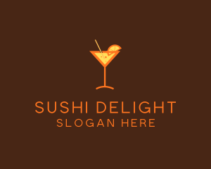 Fruit Cocktail Drink logo design