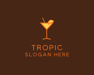 Fruit Cocktail Drink logo design