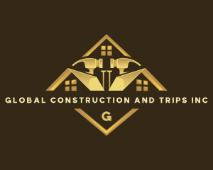 Contstruction - Hammer Roofing Remodeling logo design