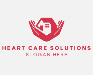 Home Shelter Hands logo design