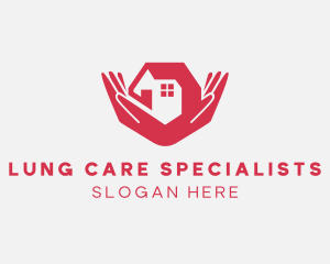 Home Shelter Hands logo design