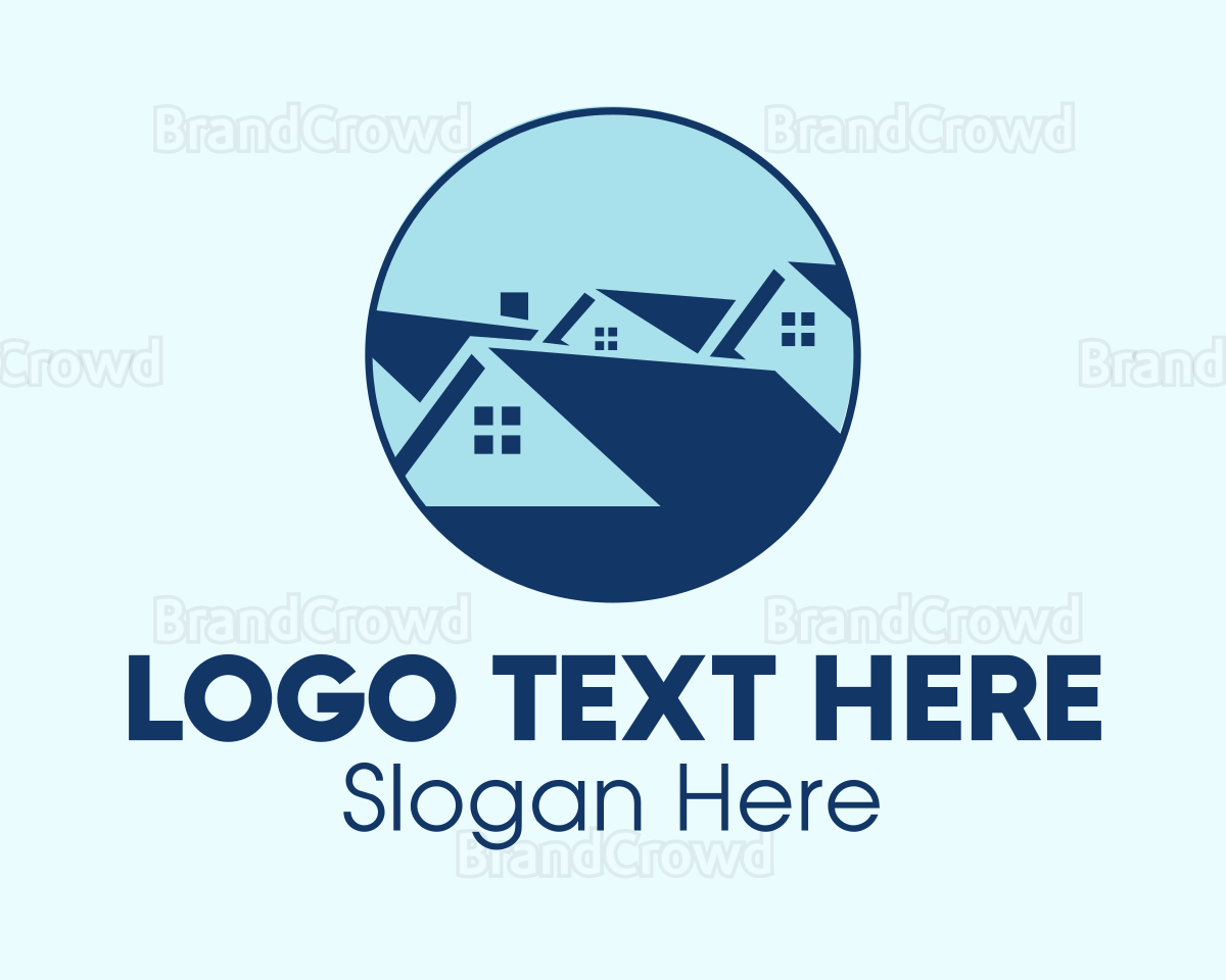 Blue House Community Logo | BrandCrowd Logo Maker