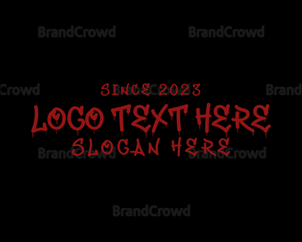 Bloody Horror Company Logo