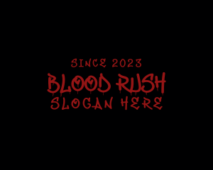 Bloody Horror Company logo design