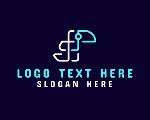 Connection - Toucan Wire Technology logo design