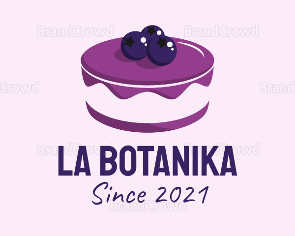 Sweet Blueberry Cake Logo