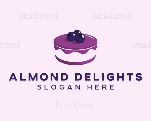 Sweet Blueberry Cake Logo