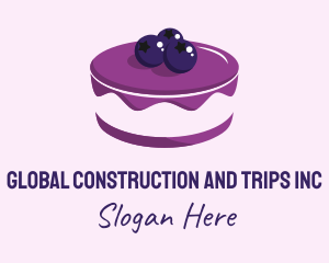 Sweet Blueberry Cake  Logo