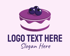 Sweet Blueberry Cake  Logo