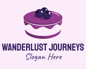 Sweet Blueberry Cake  Logo