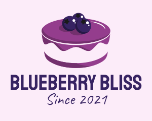 Blueberry - Sweet Blueberry Cake logo design