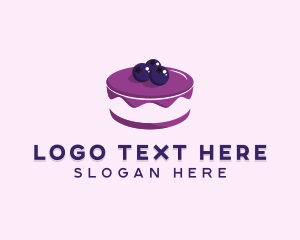 Confectionery - Sweet Blueberry Cake logo design