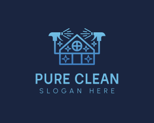Cleanser - Home Spray Cleaner logo design