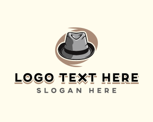 Stylist - Fedora Fashion Hat logo design