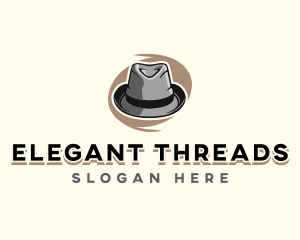 Attire - Fedora Fashion Hat logo design