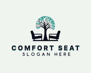 Tree Chair Furniture logo design