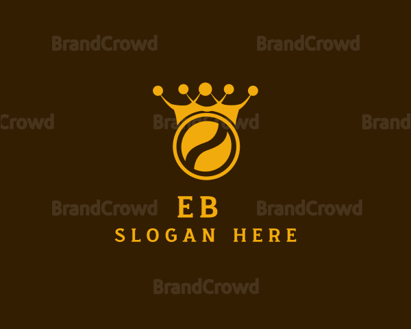 Crown Coffee Bean Logo