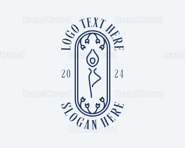 Yoga Wellness Holistic Logo