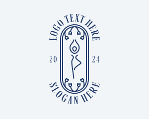 Therapeutic - Yoga Wellness Holistic logo design