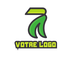 Modern Eco Number 7 Logo